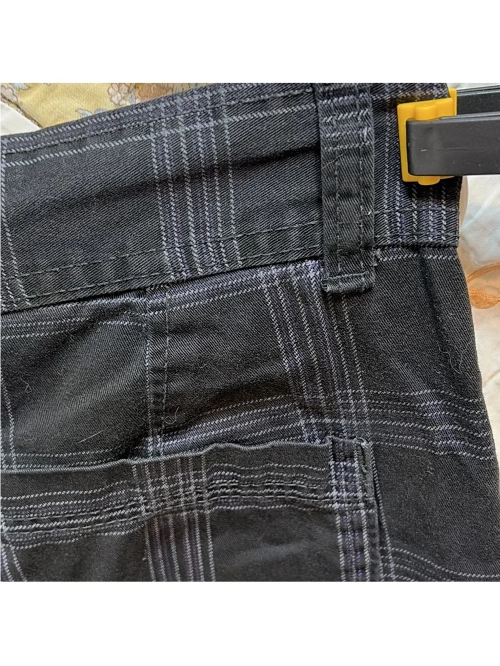 Vintage Op Ocean Pacific Plaid Shorts • Purple Pinstripe Skater Mens 32
